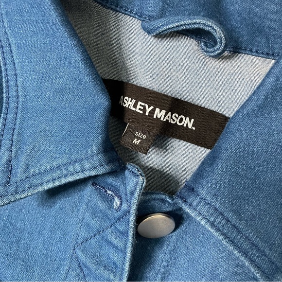 Ashley Mason stretch denim jacket. NWOT - Picture 8 of 8